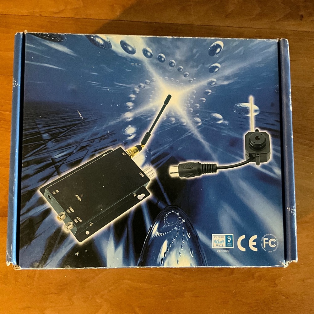 Wireless Camera Kit 203CA CMOS AC‎ DC Adaptor Antenna Receiver Mini Camera
